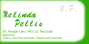 melinda pellis business card